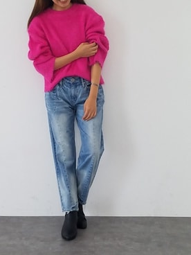「フェザーヤーン」｜seekaさん（レディース・154cm）の秋コーディネート