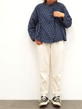 「Samansa Mos2（サマンサ モスモス）のアイテム（パンツ）」を使った、seekaさん（レディース・154cm）の春コーディネート