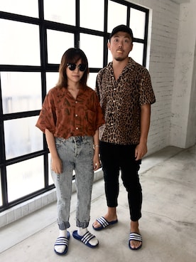 「メチャカリ」｜「アイテム（パンツ）」を使った、seekaさん（レディース・154cm）の夏コーディネート