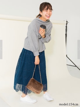 seekaさん（レディース・154cm）の春コーディネート