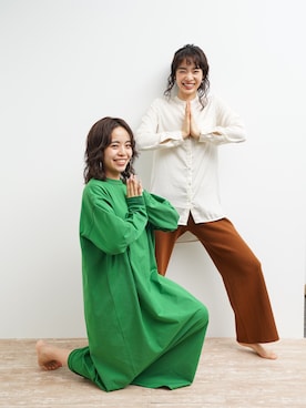 「はだし」｜seekaさん（レディース・154cm）の春コーディネート