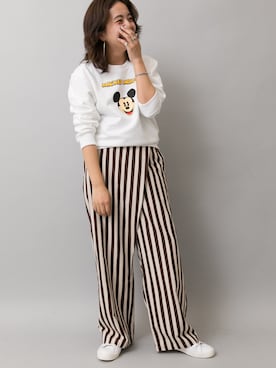 「GARAGE OF GOOD CLOTHING（ガレージオブグッドクロージング）のアイテム（トップス）」を使った、seekaさん（レディース・154cm）の春コーディネート