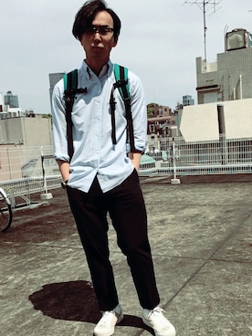 「RFW（アールエフダブル）のアイテム」を使った、trhtさん（メンズ・166cm）の春コーディネート