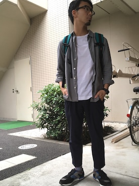 「good thing（グッドシング）のアイテム」を使った、trhtさん（メンズ・166cm）の夏コーディネート