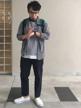 「good thing（グッドシング）のアイテム」を使った、trhtさん（メンズ・166cm）の秋コーディネート