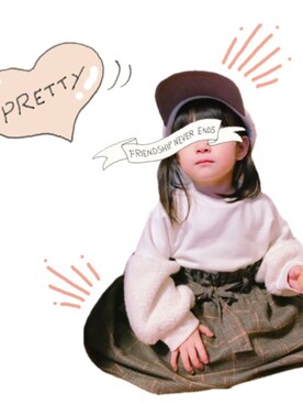 utaさん（キッズ・90cm）の冬コーディネート