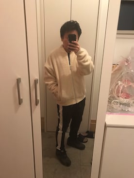 「アイテム（ブルゾン）」を使った、No46さん（メンズ・158cm・30代）の秋コーディネート