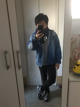 No46さん（メンズ・158cm）の冬コーディネート