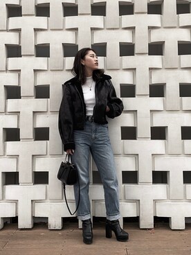 Natsumiさん（レディース・160cm）の冬コーディネート