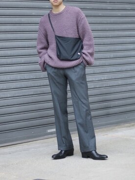 ふじふみさん(メンズ・180cm)の春コーディネート