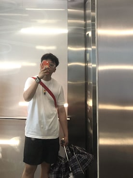 「LEGO（レゴ）のアイテム」を使った、热心网友过先生さん（メンズ・174cm）の夏コーディネート