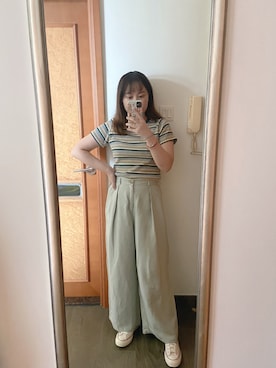 R🐰さん（レディース・160cm）の秋コーディネート