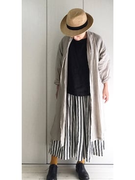 「handmade」｜「アイテム（その他シューズ）」を使った、toccoさん（レディース・160cm）の秋コーディネート