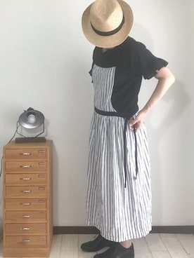 「handmade」｜「アイテム（その他シューズ）」を使った、toccoさん（レディース・160cm）の夏コーディネート