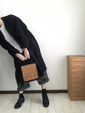 「handmade」｜「アイテム（その他シューズ）」を使った、toccoさん（レディース・160cm）の秋コーディネート