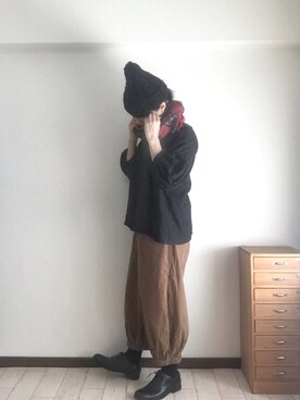 「ハンドメイド」｜toccoさん（レディース・160cm）の秋コーディネート