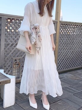 「原宿」｜「アイテム（財布/小物）」を使った、reina☽さん（レディース・157cm）の春コーディネート