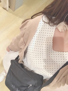 「アイテム（イヤリング）」を使った、ゆいのんさん（レディース・152cm・20代）の春コーディネート