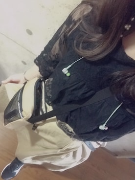 「one after another NICE CLAUP（ワンアフターアナザーナイスクラップ）のアイテム（アクセサリー）」を使った、ゆいのんさん（レディース・152cm）の夏コーディネート
