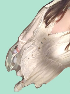「オールホワイト」｜「アイテム（チュニック）」を使った、ゆいのんさん（レディース・152cm）の夏コーディネート