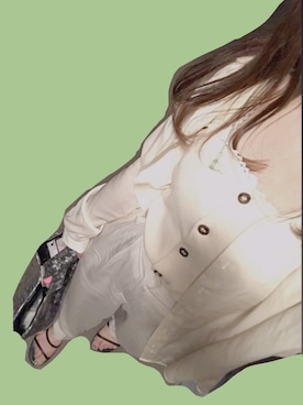 「one after another NICE CLAUP（ワンアフターアナザーナイスクラップ）のアイテム（アンサンブル）」を使った、ゆいのんさん（レディース・152cm）の夏コーディネート