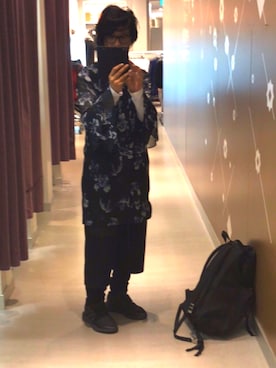 「H&M（エイチ・アンド・エム）のアイテム（ワンピース）」を使った、yst(不定期)さん（メンズ・172cm）の冬コーディネート
