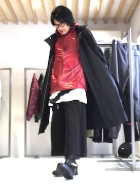 「SISE（シセ）のアイテム（ジャケット/アウター）」を使った、yst(不定期)さん（メンズ・172cm）の冬コーディネート