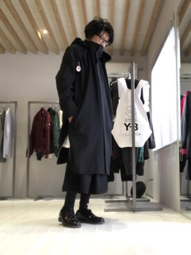 「SISE（シセ）のアイテム（ジャケット/アウター）」を使った、yst(不定期)さん（メンズ・172cm）の冬コーディネート