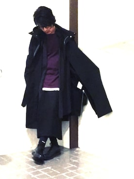 「SISE（シセ）のアイテム（ジャケット/アウター）」を使った、yst(不定期)さん（メンズ・172cm）の冬コーディネート
