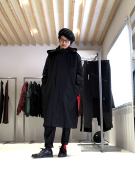 「SISE（シセ）のアイテム（ジャケット/アウター）」を使った、yst(不定期)さん（メンズ・172cm）の冬コーディネート