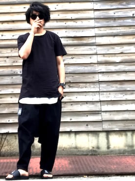 「JOHN ELLIOTT+CO（ジョンエリオット）のアイテム」を使った、yst(不定期)さん（メンズ・172cm）の夏コーディネート