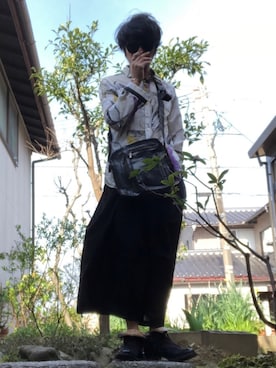 「DOLCE&GABBANA（ドルチェアンドガッバーナ）のアイテム（バッグ）」を使った、yst(不定期)さん（メンズ・172cm）の春コーディネート