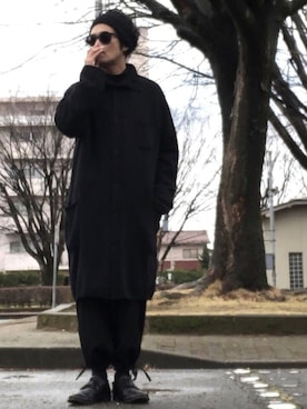 「アイテム（パンプス）」を使った、yst(不定期)さん（メンズ・172cm）の冬コーディネート