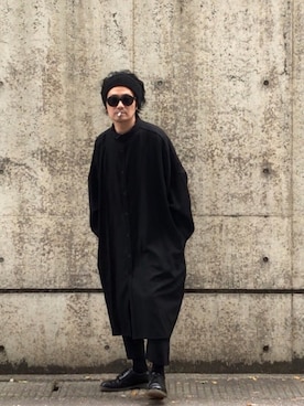「BLACK COMME des GARÇONS」｜yst(不定期)さん（メンズ・172cm）の秋コーディネート