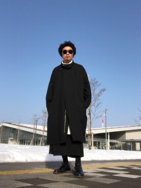 「SISE（シセ）のアイテム（ジャケット/アウター）」を使った、yst(不定期)さん（メンズ・172cm）の冬コーディネート