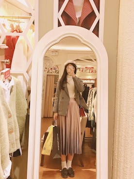 「アイテム（フォーマルスーツ/小物）」を使った、FloraGuietさん（レディース・170cm・20代）の冬コーディネート