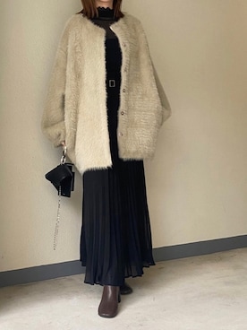 「ファッションの力を信じよう」｜「アイテム（ジャケット/アウター）」を使った、maiさん（レディース・154cm）の冬コーディネート