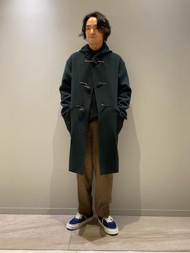 「BEAUTY&YOUTH UNITED ARROWS（ビューティーアンドユースユナイテッドアローズ）のアイテム（ダッフルコート）」を使った、石塚 諄さん（メンズ・170cm）の秋コーディネート