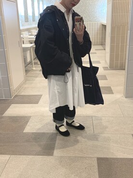 「SVEC（シュベック）のカンフーシューズ kung fu Shoes / ストラップパンプス（バレエシューズ）」を使った、chachaさん（レディース・156cm）の春コーディネート