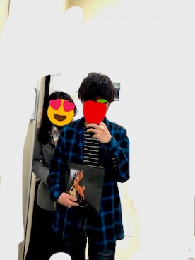 「SAINT LAURENT PARIS（サンローランパリ）のアイテム（スウェット）」を使った、さわちゃんさん（メンズ・172cm）の春コーディネート