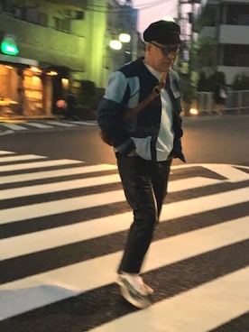 「UNITED ARROWS & SONS（ユナイテッドアローズアンドサンズ）のアイテム（ノーカラージャケット）」を使った、近藤　昌さん（メンズ・172cm）の春コーディネート
