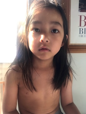 「ALMOST（オルモスト）のアイテム」を使った、近藤　昌さん（キッズ・120cm）の夏コーディネート