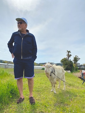 「ALMOST（オルモスト）のアイテム（ジャケット/アウター）」を使った、近藤　昌さん（メンズ・172cm）の春コーディネート