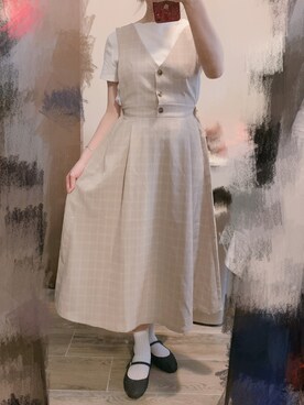 初🇭🇰さん（レディース・156cm）の夏コーディネート