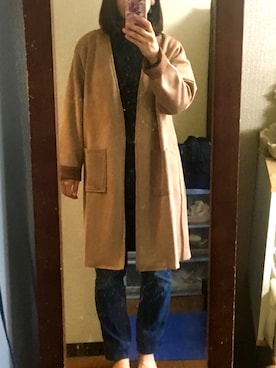 「アキコーデ」｜「アイテム（その他アウター）」を使った、キキさん（レディース・157cm）の秋コーディネート