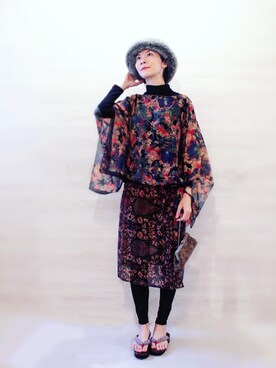 「ginagypsy」｜Ginaさん（レディース・170cm）の冬コーディネート