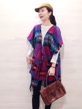 「ginagypsy」｜Ginaさん（レディース・170cm）の冬コーディネート