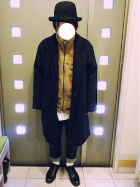 「Right-on（ライトオン）のアイテム（ブルゾン）」を使った、kakiさん（メンズ・167cm）の冬コーディネート