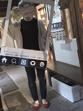 「A.P.C.」｜「アイテム（ハンチング/ベレー帽）」を使った、ちひろさん（レディース・162cm）の秋コーディネート