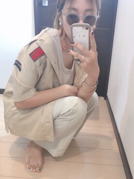 カジマリさん（レディース・162cm）の夏コーディネート